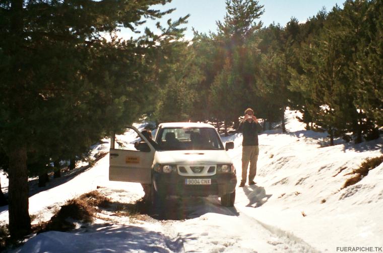 Nissan Terrano en la nieve 4x4